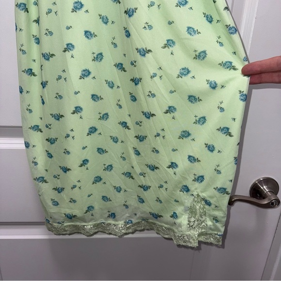 NWT Target Wild Fable Green Spring Floral Mini Dress - Picture 5 of 5